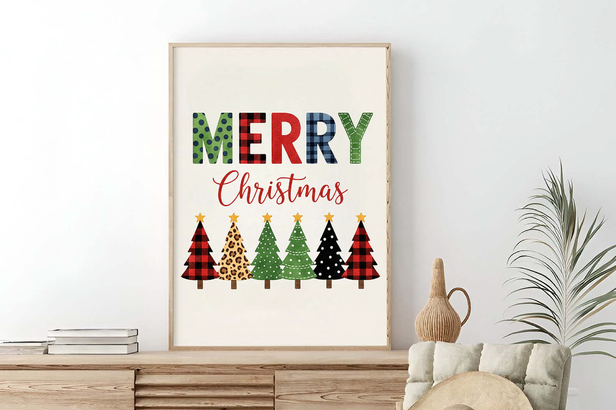 Merry Christmas Tree Png, an Illustration by SinaCreation (Photo 3 of 5)