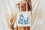Coquette Snowman Christmas Png, an Illustration by Daily.Designs (Thumbnail 4 of 5)