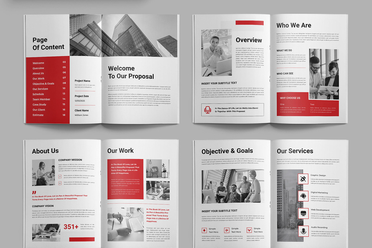 Project Proposal Layout, a Brochure Template by ContestDesign (Photo 2 of 3)