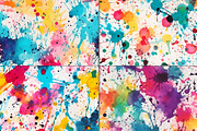 20 Seamless Grunge Color Splashes, a Pattern Graphic by Nordic Design (Thumbnail 6 of 9)