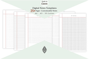 Digital Notes Templates