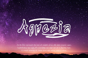 Agnezia - 5 Font styles