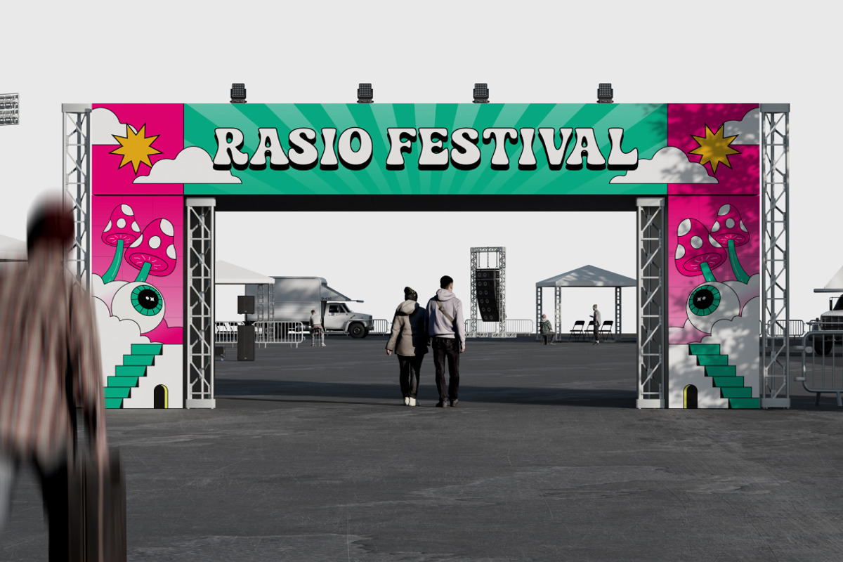 Groovina Psychedelic Retro Font, a Sans Serif Font by Rasio Studio (Photo 7 of 7)