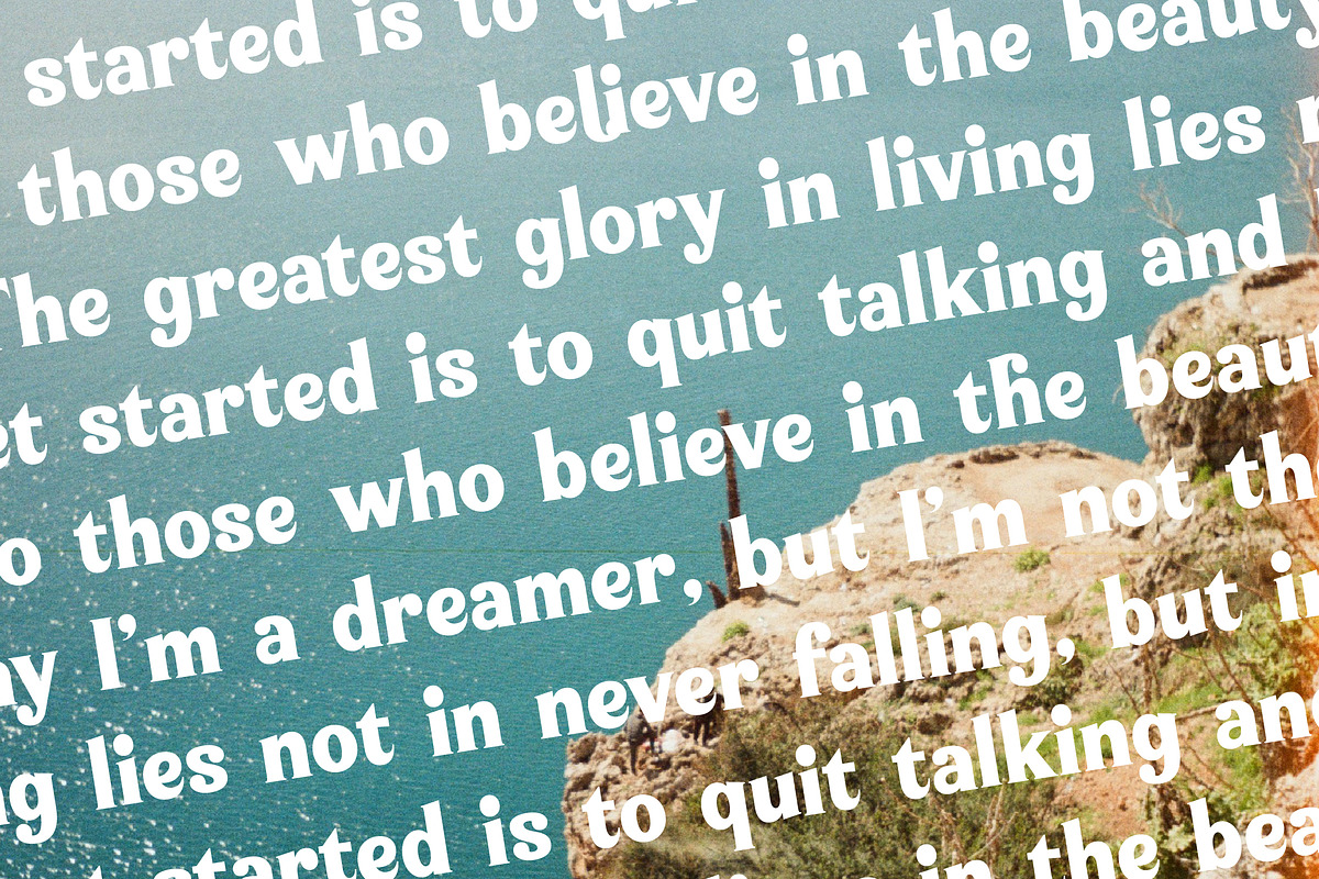 Dream Waves Retro Display Serif, a Serif Font by timelesstype.co (Photo 17 of 20)