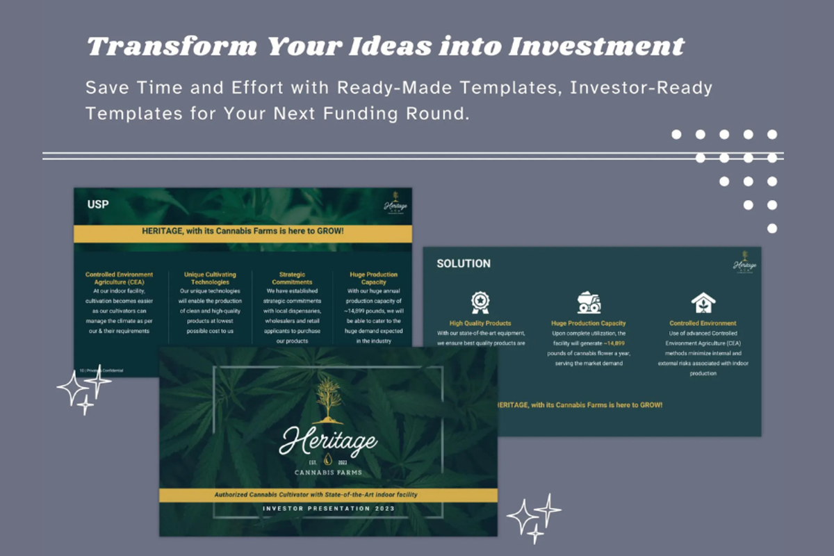Business Pitch Deck Modern Canva, a Flyer Template by Climbwithelevator (Photo 9 of 10)