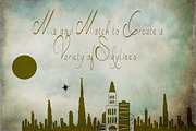 Handsketched Cityscape Clipart Set 2, an Illustration by Lone Star I&D (Thumbnail 4 of 5)