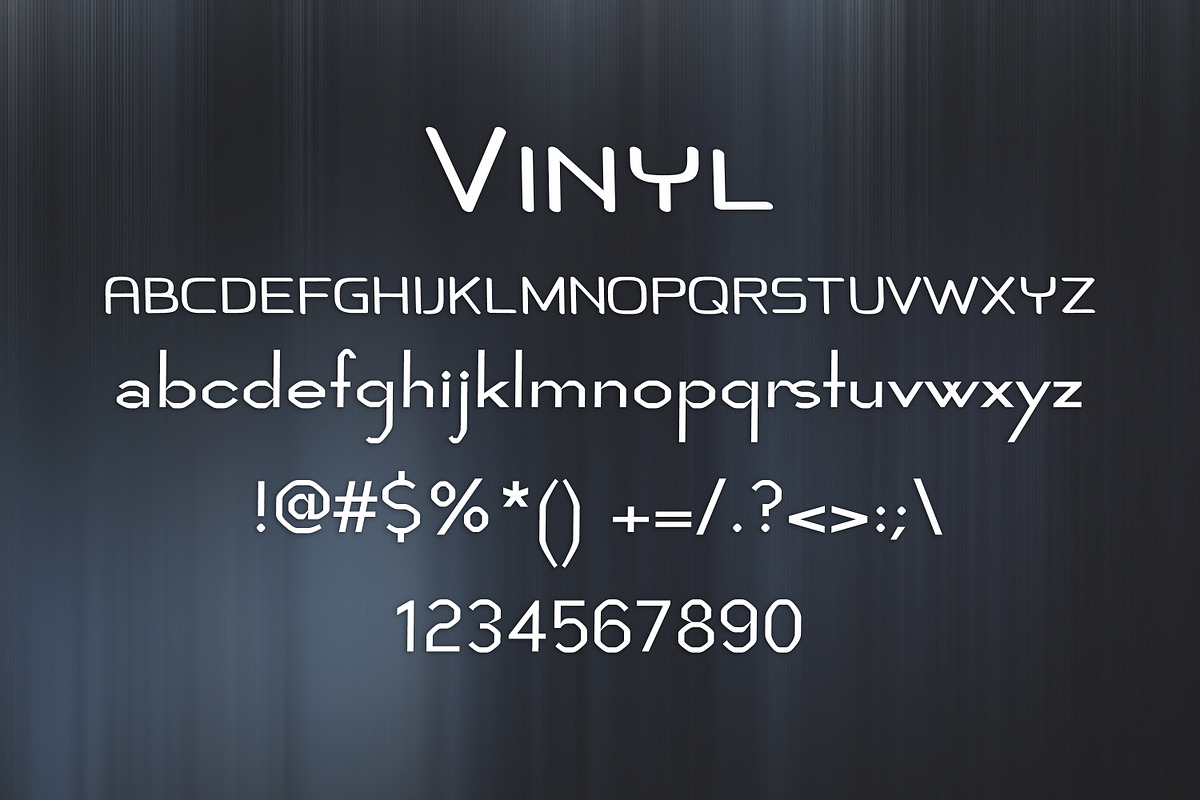 VINYL font preview 2