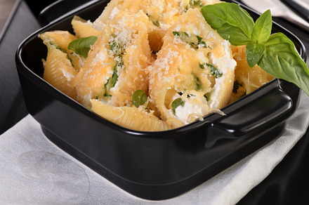 conchiglie stuffed with ricotta, a Food & Drink Photo by Apolonia
