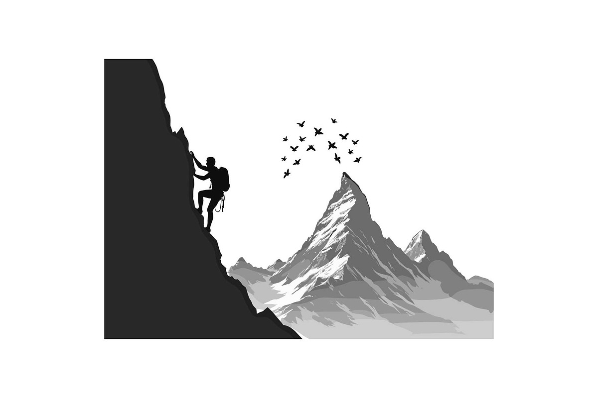 Mountain Adventure Silhouette Bundle, an Object Graphic by Gfx_Store (Photo 8 of 16)