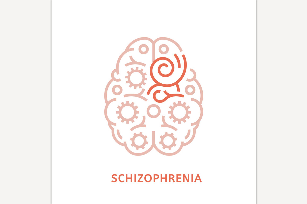 Dementia Icon, an Outline Icon by Anna's Shop