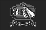 Vape shop logo, labels templates, a Branding & Logo Template by Art Loft (Thumbnail 2 of 4)