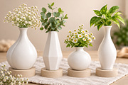 Modern Decorative Flower Vase STL, a Scene 3D Model by Layerology (Thumbnail 2 of 3)