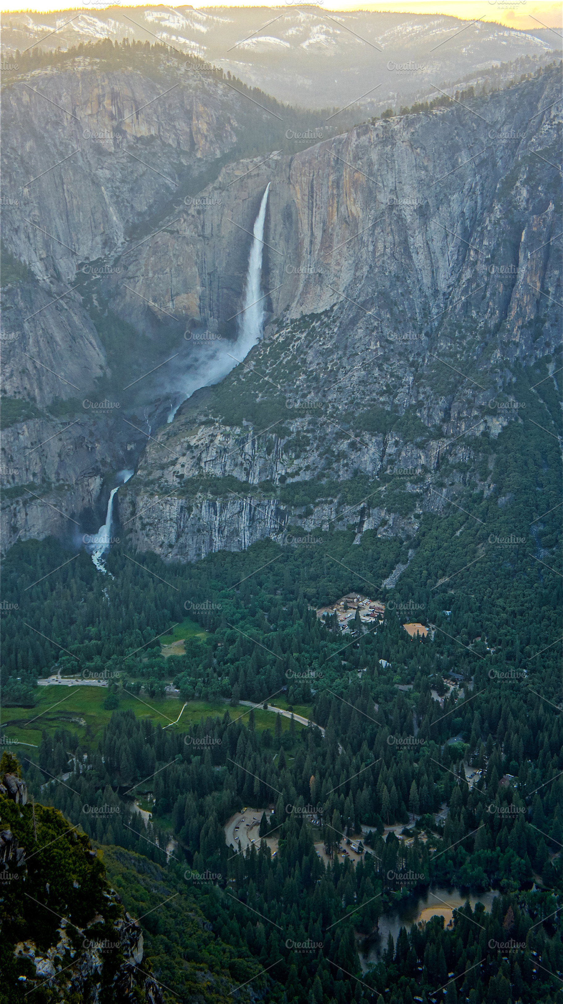 Yosemite Falls Park Glow