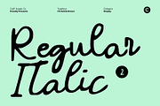 CS Amilia Drawn, a Script Font by Craft Supply Co. (Thumbnail 4 of 8)