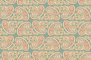 3 Asian paisley seamless patterns, a Pattern Graphic by antalogiya (Thumbnail 3 of 4)