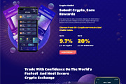 Cryptocurrency Website Template, an UI Kit Template by Ordain IT (Thumbnail 2 of 6)