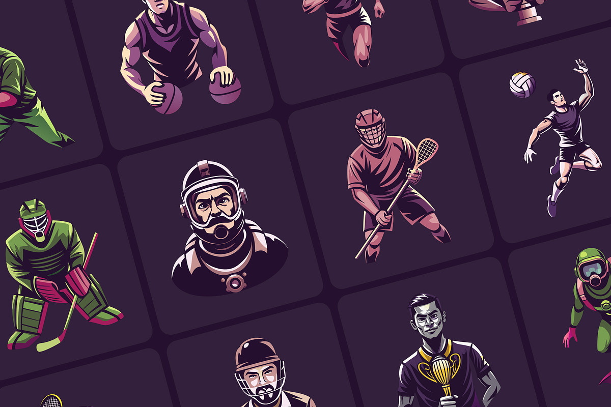 Sports vector Illustration Set, a Sport Illustration by Brickclay (Photo 6 of 9)