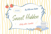 Sweet Hidden Sticky Notes & Quotes