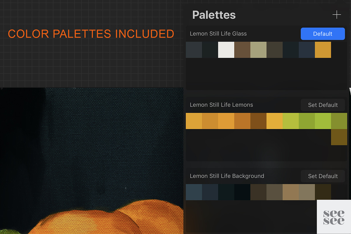 Procreate Oil Brush Set + Texture preview 6