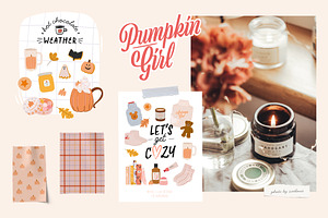 Autumn Girl: Cozy Fall Pumpkin Vibes