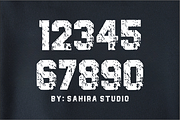 Grunge Sports - Distressed Athletic, a Sans Serif Font by Sahira Studio (Thumbnail 7 of 7)