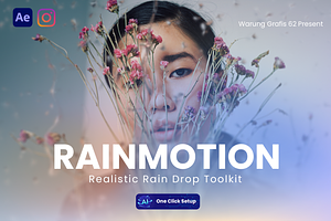 Realistic Rain Drop for After Effect