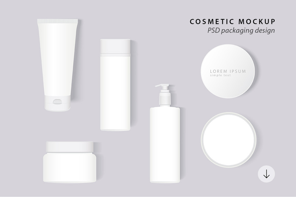Cosmetic Packaging PSD MockUp, a Packaging Mockup by NiKO (Photo 1 of 5)