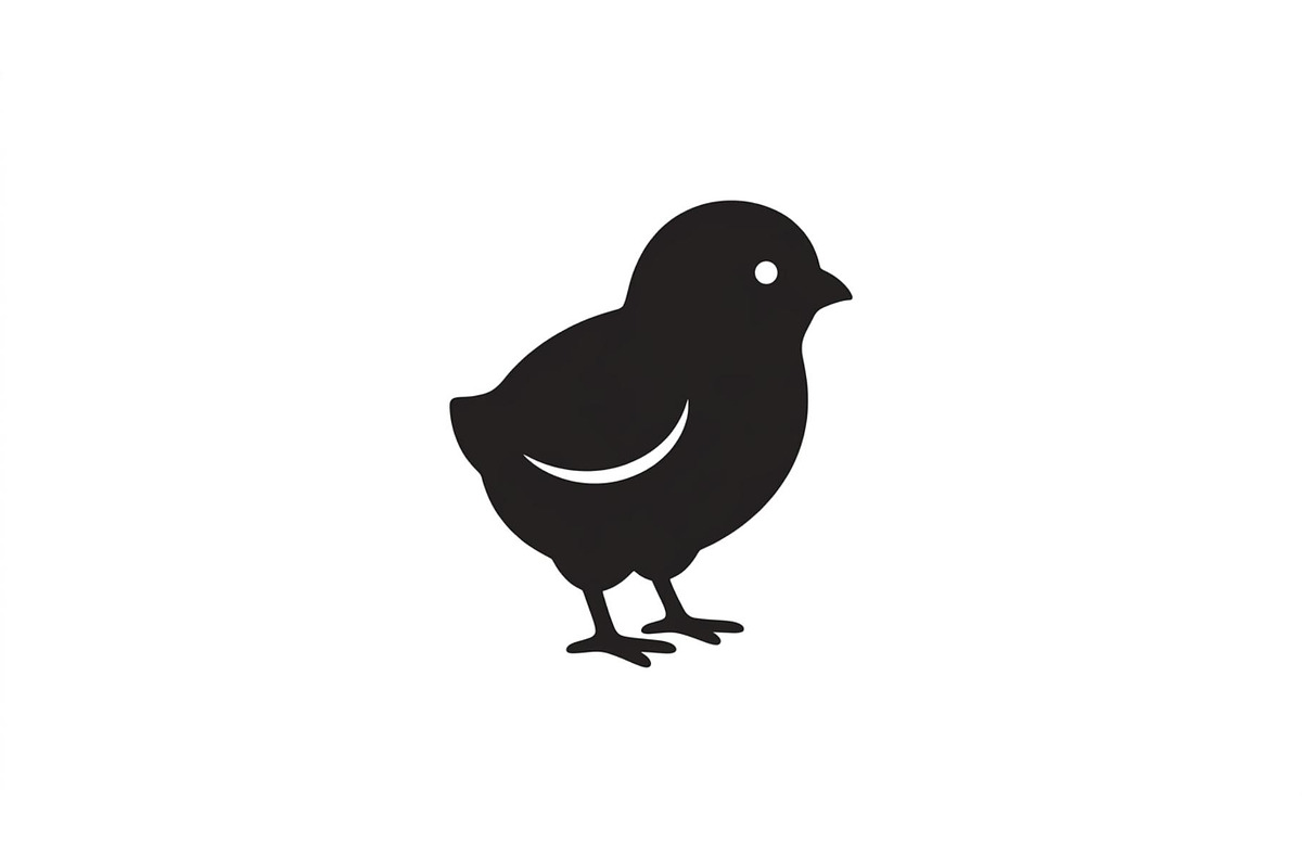 Fluffy Chick Silhouette Set, an Object Graphic by Creativeshirt (Photo 2 of 3)