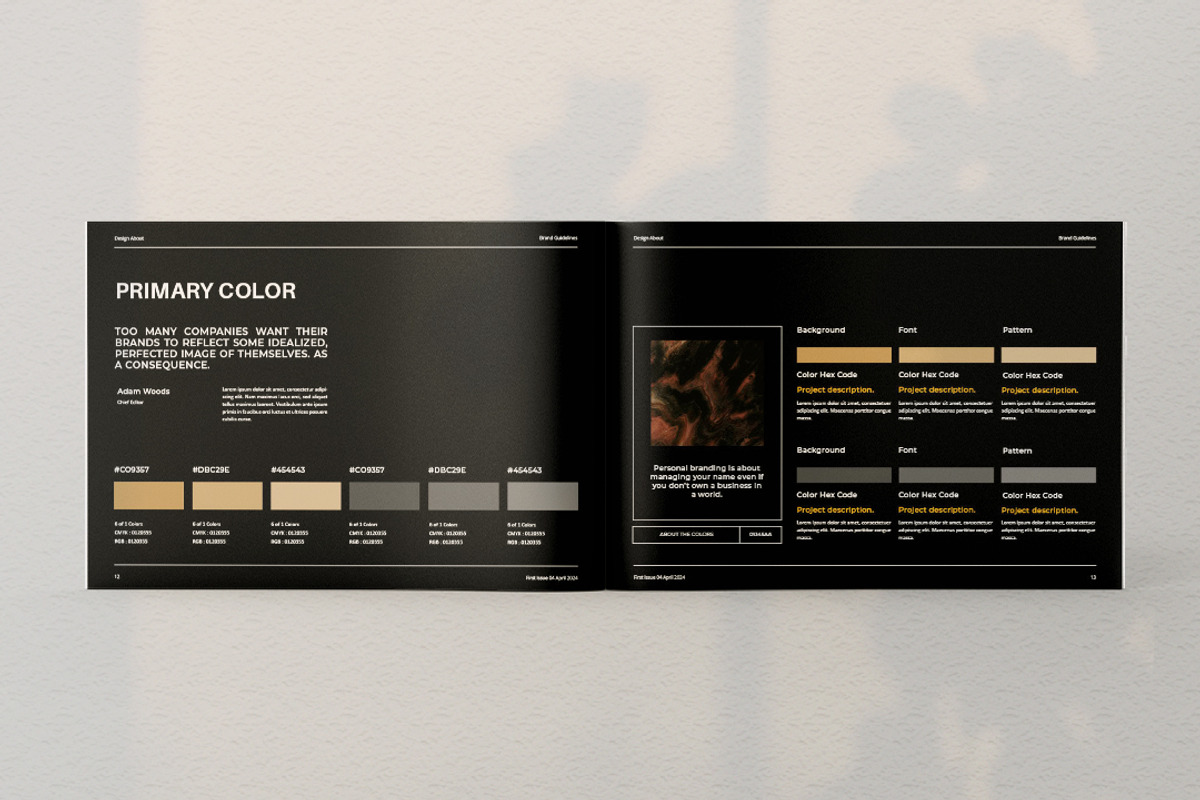 Raven Brand Guidelines, a Presentation Template by Analogi Studio (Photo 6 of 14)