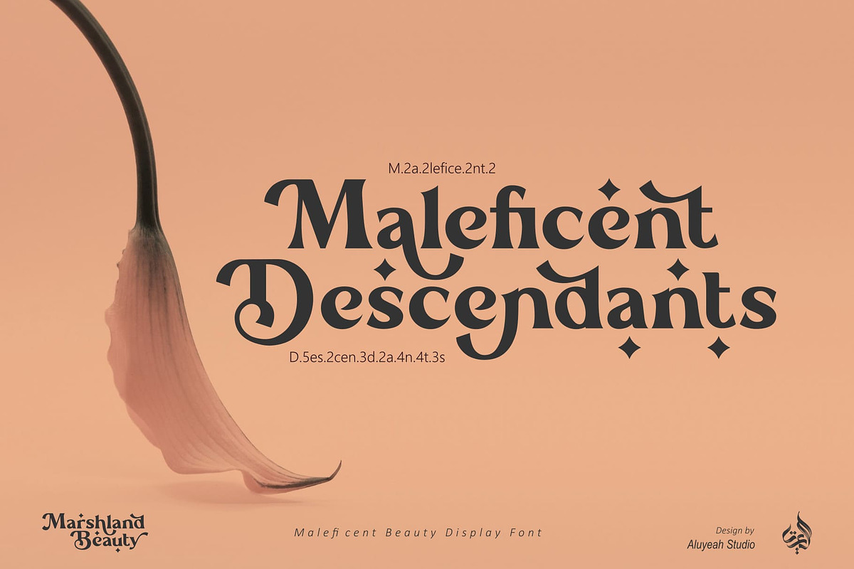Marshland Beauty, a Font by Aluyeah Studio (Photo 4 of 15)
