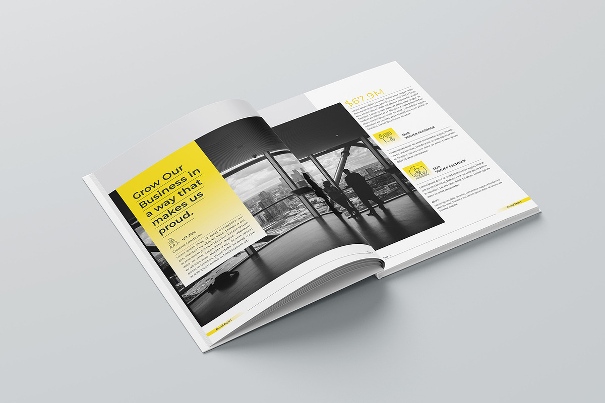 Annual Report Bundle | Word, indd, a Brochure Template by obayes (Photo 47 of 51)