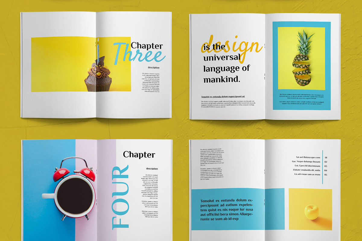 Minimal And Creative Book Layout, a Magazine Template by ContestDesign (Photo 3 of 3)
