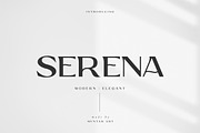 Serena | Modern Sans Serif, a Sans Serif Font by Muntab_Art (Thumbnail 1 of 10)