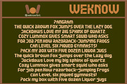 Professional Skills font, a Font by weknow (Thumbnail 6 of 8)