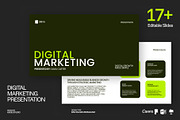 Briva | Digital Marketing Template, a Presentation Template by adoestudio (Thumbnail 1 of 6)