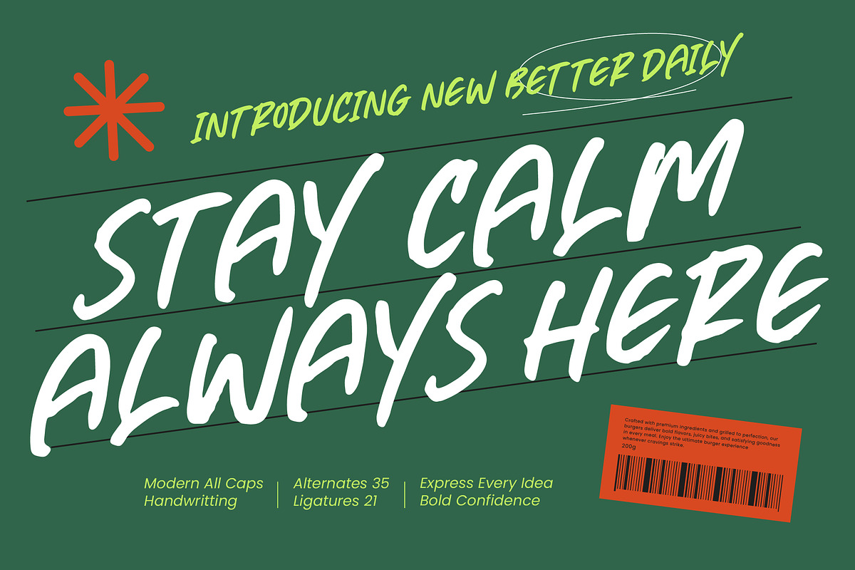 Better Daily Modern Handwritting, a Script Font by Letterena Studios Script (Photo 1 of 10)