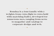 Romina / Neoclassical font family, a Serif Font by Rosario Nocera (Thumbnail 2 of 8)