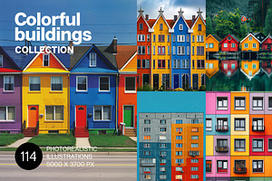 114 Colorful Buildings