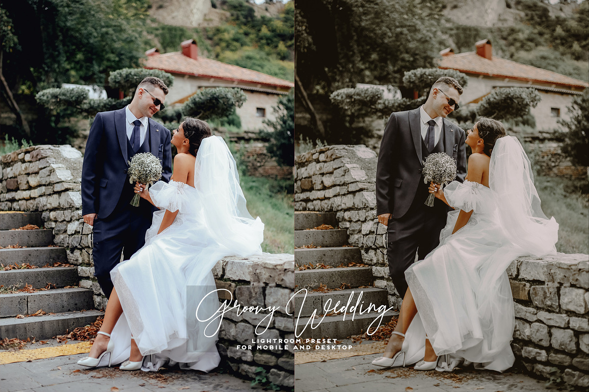 Groovy Wedding Lightroom Preset, a Preset Add-On by Mirelyn (Photo 7 of 17)