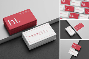 Business Card Mockup, an Advertising Mockup by Hubzway