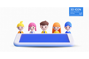 Colorful 3D vector illustration, a Technology Illustration by ZinetroN