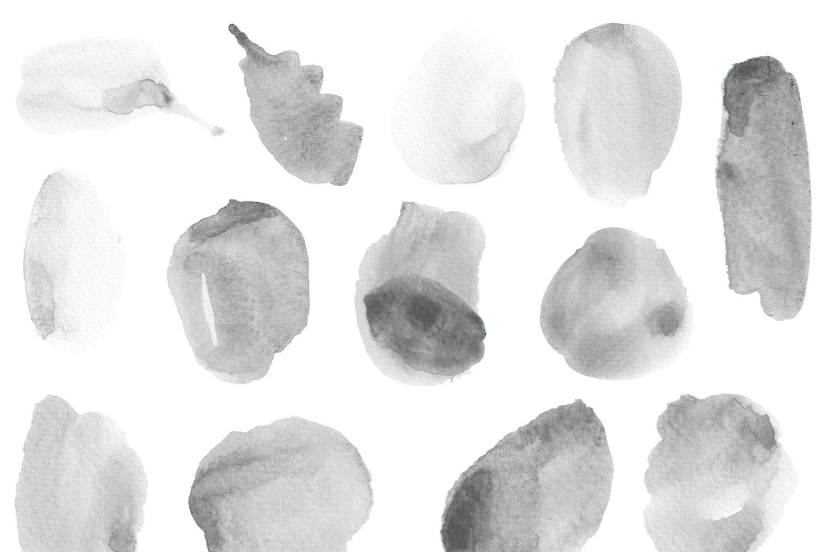 28 Watercolor Stamp Brushes, a Brush Add-On by Andreen (Photo 4 of 7)