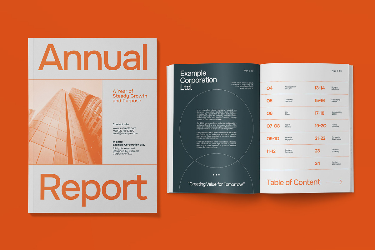 Business Annual Report Book, a Print Template by graphicook (Photo 1 of 4)