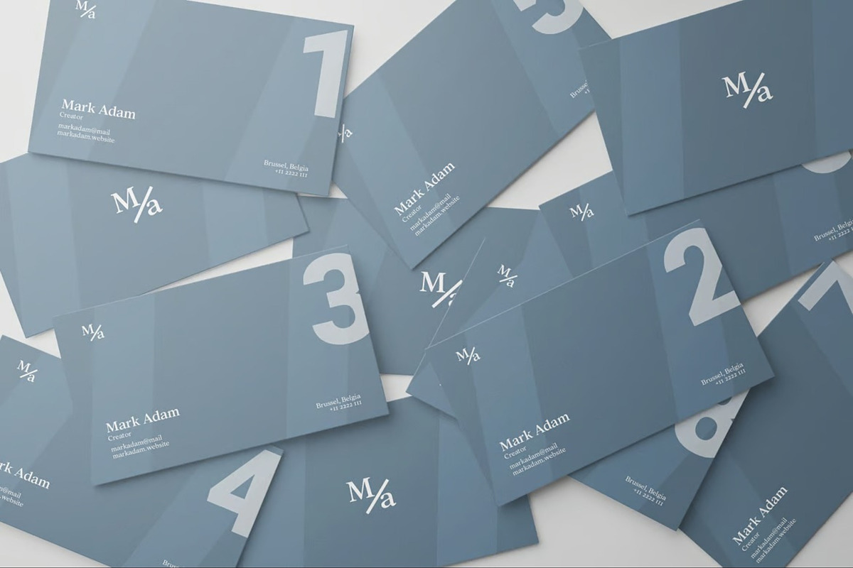 Business Card Mockup, an Advertising Mockup by Se٧enStudio (Photo 4 of 5)
