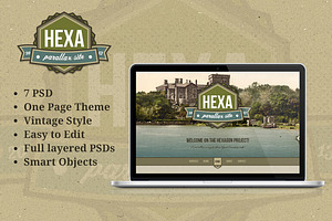 Hexa - Vintage Portfolio Template