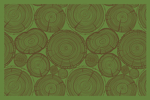 Forest And Growth Rings Decorations