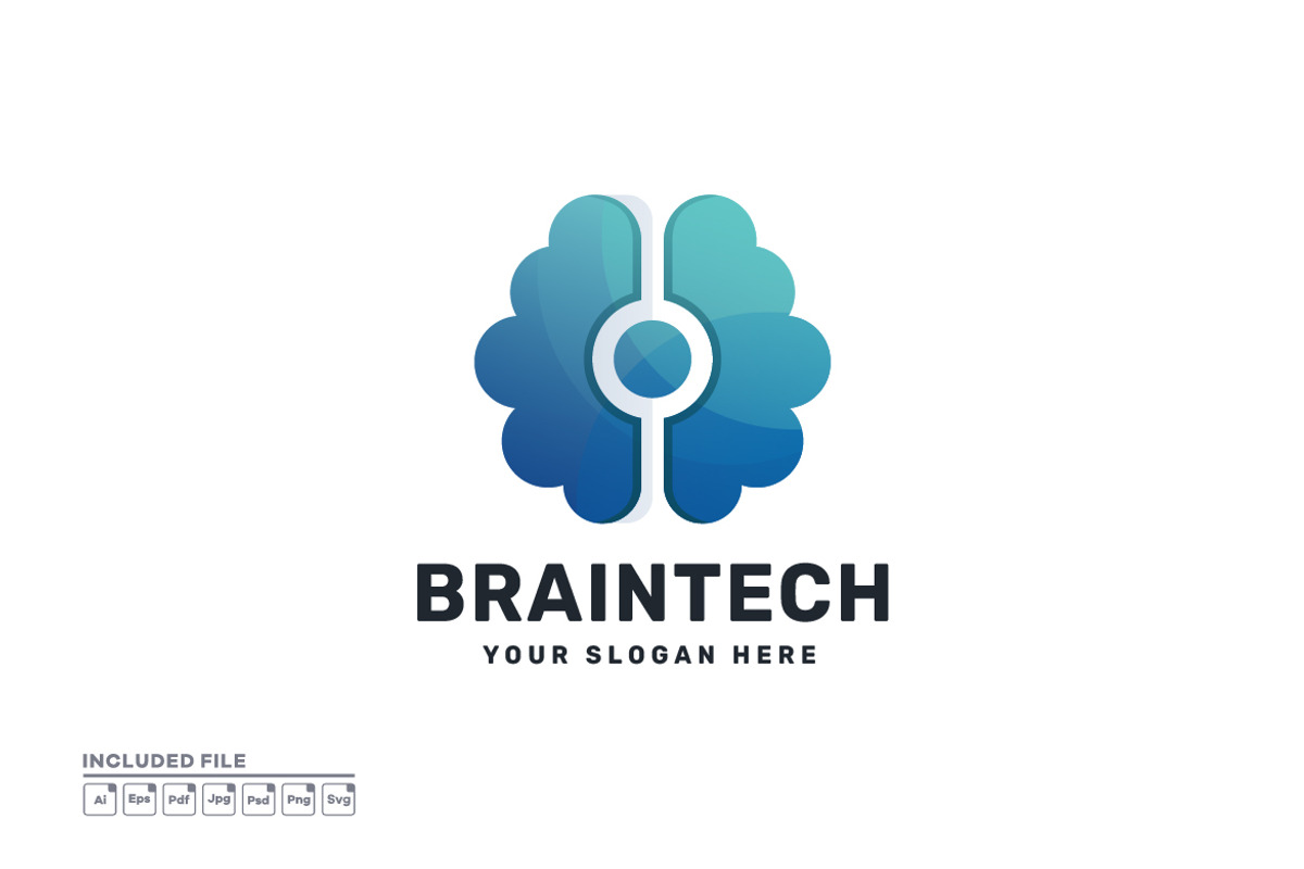 Brain Tech Logo Icon Design, a Branding & Logo Template by yuanesei