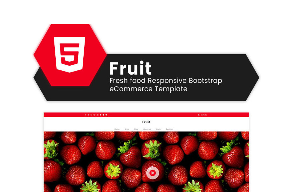 Fruit - Bootstrap eCommerce Template, a Bootstrap Template by ThemeTidy Shopify Agency (Photo 2 of 2)