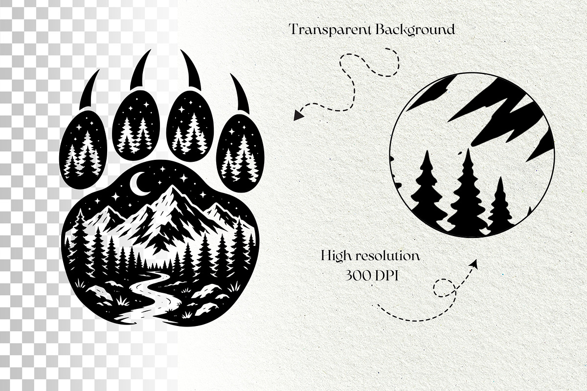 Mountain Scenes SVG Graphics, a Decorative Illustration by DENIDigitalArtSudio (Photo 8 of 8)
