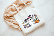 Halloween Boo Png, Cute Ghost png, an Illustration by Watercolor design (Thumbnail 3 of 3)